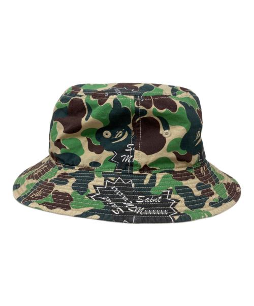 SAINT MICHAEL（セントマイケル）SAINT MICHAEL A BATHING APE (ア ベイシング エイプ) バケットハット　SAINT MICHAEL（セントマイケル）　A BATHING APE（ア　ベイシングエイプ）　SM-YS8-0000-C31の古着・服飾アイテム