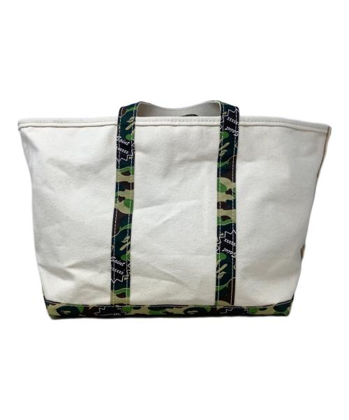 SAINT MICHAEL（セントマイケル）トートバッグ　SAINT MICHAEL（セントマイケル）　A BATHING APE（アベイシングエイプ）　SM-YS3-0000-C34　AP TOTE BAG LARGE 24SSの古着・服飾アイテム