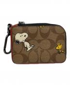 COACH×PEANUTSコーチ×ピーナッツ）の古着「Lジップカードケース」