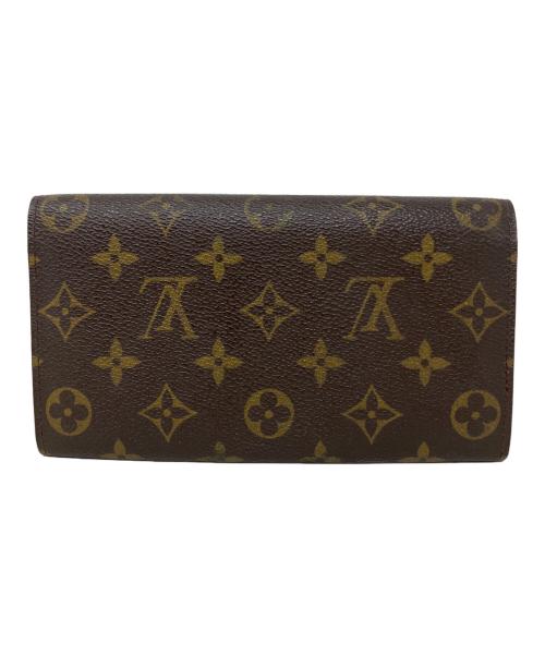 LOUIS VUITTON（ルイ ヴィトン）LOUIS VUITTON (ルイ ヴィトン) 長財布　LOUIS VUITTON（ルイヴィトン）M61734　モノグラム　ポルトフォイユ・サラ ブラウンの古着・服飾アイテム