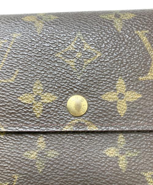 LOUIS VUITTON（ルイ ヴィトン）LOUIS VUITTON (ルイ ヴィトン) 長財布　LOUIS VUITTON（ルイヴィトン）M61734　モノグラム　ポルトフォイユ・サラ ブラウンの古着・服飾アイテム