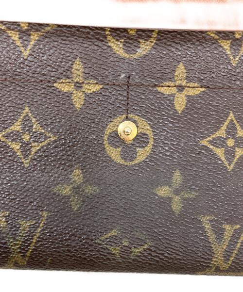 LOUIS VUITTON（ルイ ヴィトン）LOUIS VUITTON (ルイ ヴィトン) 長財布　LOUIS VUITTON（ルイヴィトン）M61734　モノグラム　ポルトフォイユ・サラ ブラウンの古着・服飾アイテム