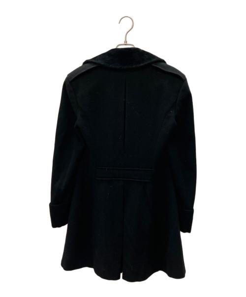 POLO RALPH LAUREN（ポロ・ラルフローレン）POLO RALPH LAUREN (ポロ・ラルフローレン) ダブルカシミヤ混コート ブラック サイズ:SIZE 0の古着・服飾アイテム