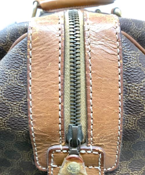 CELINE（セリーヌ）CELINE (セリーヌ) ボストンバッグ　CELINE（セリーヌ）　マカダム ブラウンの古着・服飾アイテム