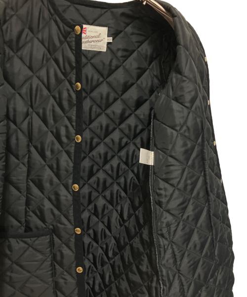 Traditional Weatherwear（トラディショナルウェザーウェア）Traditional Weatherwear (トラディショナルウェザーウェア) ARKLEY LONG キルティングコート ブラック サイズ:SIZE S (34)の古着・服飾アイテム