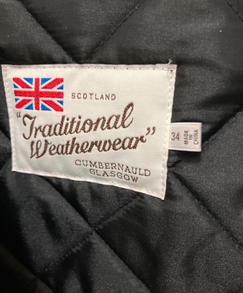 Traditional Weatherwear（トラディショナルウェザーウェア）Traditional Weatherwear (トラディショナルウェザーウェア) ARKLEY LONG キルティングコート ブラック サイズ:SIZE S (34)の古着・服飾アイテム