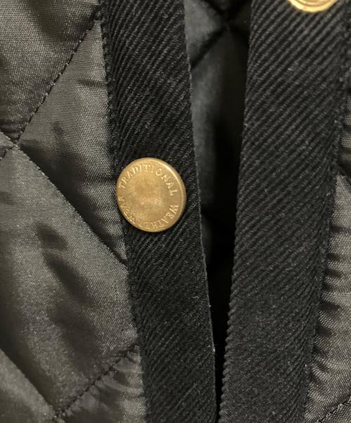 Traditional Weatherwear（トラディショナルウェザーウェア）Traditional Weatherwear (トラディショナルウェザーウェア) ARKLEY LONG キルティングコート ブラック サイズ:SIZE S (34)の古着・服飾アイテム