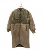 THE NORTHFACE PURPLELABELザ・ノースフェイス パープルレーベル）の古着「Wool Boa Fleece Denali Coat」｜ベージュ