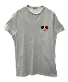 MONCLER（モンクレール）の古着「半袖カットソー　MONCLER」｜ホワイト