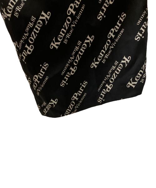 KENZO（ケンゾー）KENZO (ケンゾー)  ヴェルディ ロゴプリント ワイドレッグ パジャマパンツ ブラック サイズ:SIZE 34 未使用品の古着・服飾アイテム