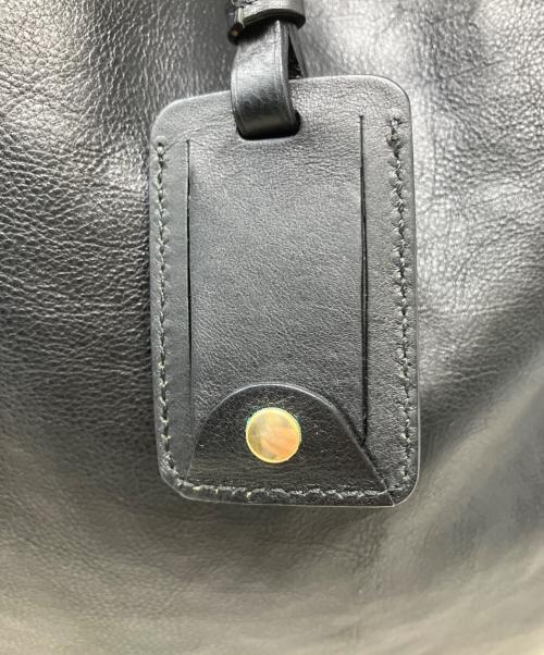 Yves Saint Laurent Rive Gauche（イヴ・サンローラン リヴ・ゴーシュ）Yves Saint Laurent Rive Gauche (イヴ・サンローラン リヴ・ゴーシュ) メトロポリス　レザートートバッグ ブラックの古着・服飾アイテム