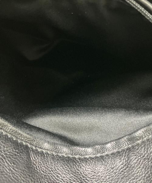 Yves Saint Laurent Rive Gauche（イヴ・サンローラン リヴ・ゴーシュ）Yves Saint Laurent Rive Gauche (イヴ・サンローラン リヴ・ゴーシュ) メトロポリス　レザートートバッグ ブラックの古着・服飾アイテム