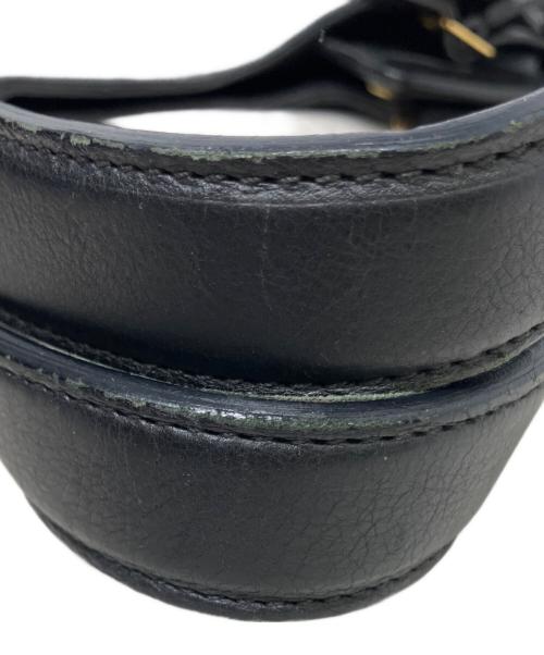 Yves Saint Laurent Rive Gauche（イヴ・サンローラン リヴ・ゴーシュ）Yves Saint Laurent Rive Gauche (イヴ・サンローラン リヴ・ゴーシュ) メトロポリス　レザートートバッグ ブラックの古着・服飾アイテム