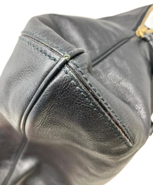 Yves Saint Laurent Rive Gauche（イヴ・サンローラン リヴ・ゴーシュ）Yves Saint Laurent Rive Gauche (イヴ・サンローラン リヴ・ゴーシュ) メトロポリス　レザートートバッグ ブラックの古着・服飾アイテム