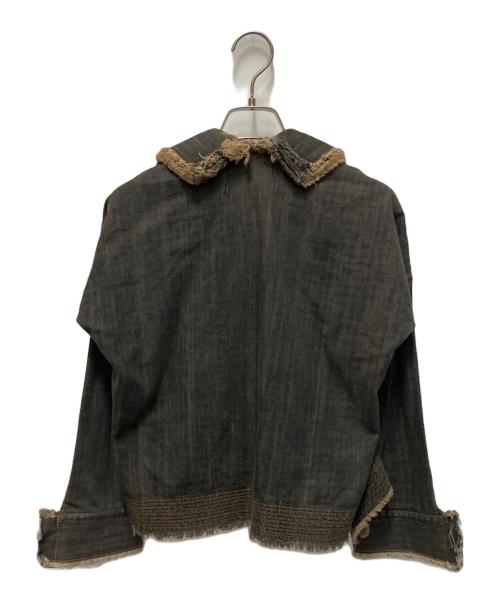 JUNYA WATANABE COMME des GARCONS（(ジュンヤワタナベ コムデギャルソン）JUNYA WATANABE COMME des GARCONS ((ジュンヤワタナベ コムデギャルソン) デニムジャケット グレー サイズ:SIZE Mの古着・服飾アイテム
