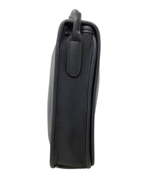 COACH（コーチ）COACH (コーチ) ターンロック　レザーショルダーバッグ　OLD COACH(オールドコーチ) ブラックの古着・服飾アイテム