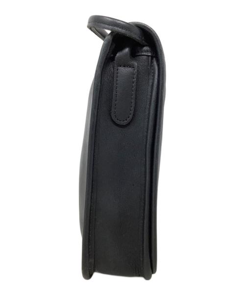 COACH（コーチ）COACH (コーチ) ターンロック　レザーショルダーバッグ　OLD COACH(オールドコーチ) ブラックの古着・服飾アイテム