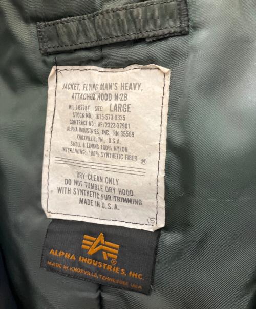 ALPHA（アルファ）ALPHA (アルファ) N-2Bジャケット カーキ サイズ:SIZE Lの古着・服飾アイテム