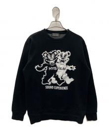Hysteric Glamour（ヒステリックグラマー）の古着「FIRE BEAR PARTY スウェット」｜ブラック