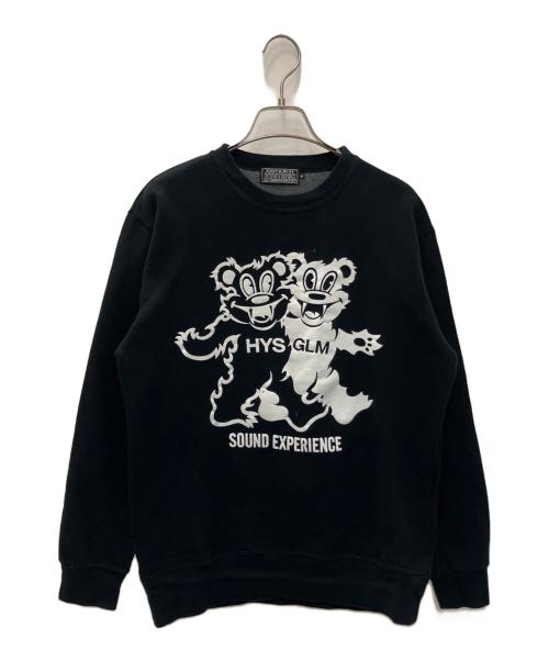 Hysteric Glamour（ヒステリックグラマー）Hysteric Glamour (ヒステリックグラマー) FIRE BEAR PARTY スウェット ブラック サイズ:SIZE Mの古着・服飾アイテム