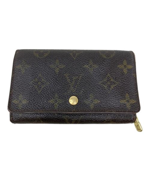 LOUIS VUITTON（ルイ ヴィトン）LOUIS VUITTON (ルイ ヴィトン) 2つ折り財布　Louis Vuitton(ルイヴィトン)　モノグラム　ポルトモネ・ビエ・トレゾール　 ブラウンの古着・服飾アイテム