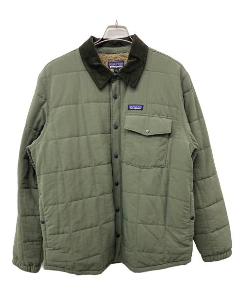 Patagonia（パタゴニア）Patagonia (パタゴニア) Isthmus Quilted Shirt Jacket グリーン サイズ:Lの古着・服飾アイテム
