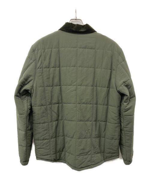 Patagonia（パタゴニア）Patagonia (パタゴニア) Isthmus Quilted Shirt Jacket グリーン サイズ:Lの古着・服飾アイテム