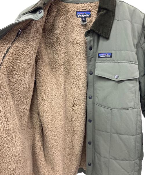 Patagonia（パタゴニア）Patagonia (パタゴニア) Isthmus Quilted Shirt Jacket グリーン サイズ:Lの古着・服飾アイテム