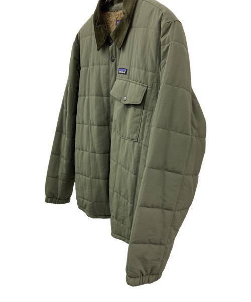 Patagonia（パタゴニア）Patagonia (パタゴニア) Isthmus Quilted Shirt Jacket グリーン サイズ:Lの古着・服飾アイテム
