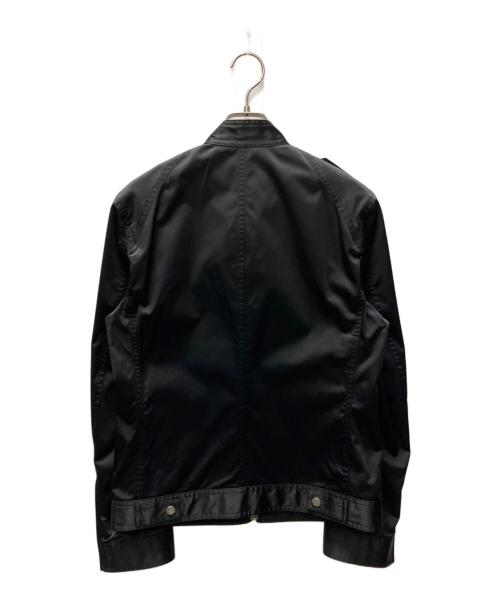 BURBERRY BLACK LABEL（バーバリーブラックレーベル）BURBERRY BLACK LABEL (バーバリーブラックレーベル)  ライダース ナイロンジャケット ブラック サイズ:SIZE Mの古着・服飾アイテム