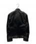 BURBERRY BLACK LABEL (バーバリーブラックレーベル)  ライダース ナイロンジャケット ブラック サイズ:SIZE M：12000円