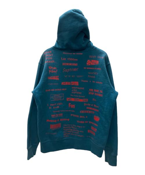 SUPREME（シュプリーム）SUPREME (シュプリーム) プルオーバーパーカー　Supreme ブルー サイズ:ｓの古着・服飾アイテム