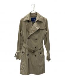 BURBERRY BLUE LABEL（バーバリー ブルー レーベル）の古着「裏地ノバチェック　トレンチコート」｜ベージュ