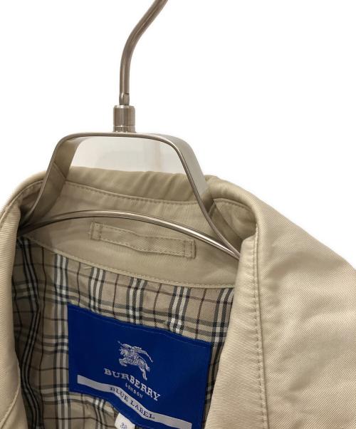 BURBERRY BLUE LABEL（バーバリー ブルー レーベル）BURBERRY BLUE LABEL (バーバリー ブルー レーベル) 裏地ノバチェック　トレンチコート ベージュ サイズ:SIZE 38の古着・服飾アイテム