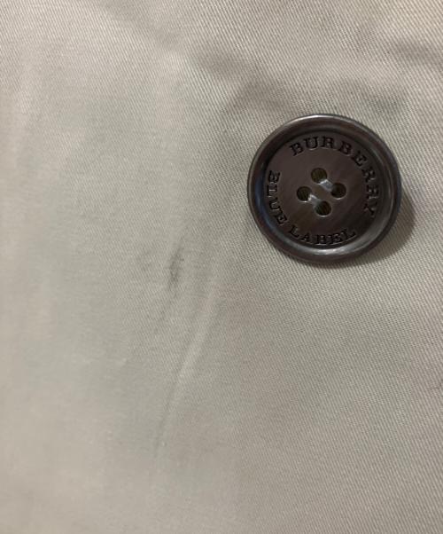 BURBERRY BLUE LABEL（バーバリー ブルー レーベル）BURBERRY BLUE LABEL (バーバリー ブルー レーベル) 裏地ノバチェック　トレンチコート ベージュ サイズ:SIZE 38の古着・服飾アイテム