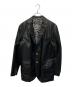 BEAMS（ビームス）の古着「レザージャケット」｜ブラック
