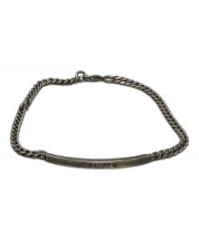 BOTTEGA VENETA（ボッテガベネタ）の古着「プレートブレスレット」｜シルバー