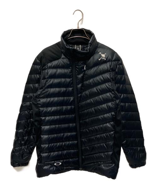 OAKLEY（オークリー）OAKLEY (オークリー) グレイスフルダウンジャケット スカル刺繍 ブラック サイズ:SIZE Lの古着・服飾アイテム
