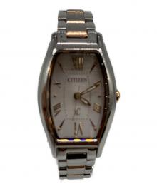CITIZEN（シチズン）の古着「CITIZEN シチズン 腕時計 レディース クロスシー EW5544-51W xC」｜ホワイト