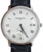 FREDERIQUE CONSTANTフレデリックコンスタント）の古着「スリムライン ジェンツ　FREDERIQUE CONSTANT（フレデリックコンスタント）　FC-245M5S6　3732200」｜ホワイト
