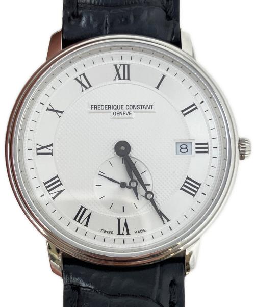 FREDERIQUE CONSTANT（フレデリックコンスタント）FREDERIQUE CONSTANT (フレデリックコンスタント) スリムライン ジェンツ　FREDERIQUE CONSTANT（フレデリックコンスタント）　FC-245M5S6　3732200 ホワイトの古着・服飾アイテム