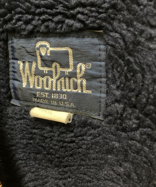 WOOLRICH（ウールリッチ）WOOLRICH (ウールリッチ) 80s ウール　ブルゾン グリーン×ネイビー サイズ:SIZE Mの古着・服飾アイテム