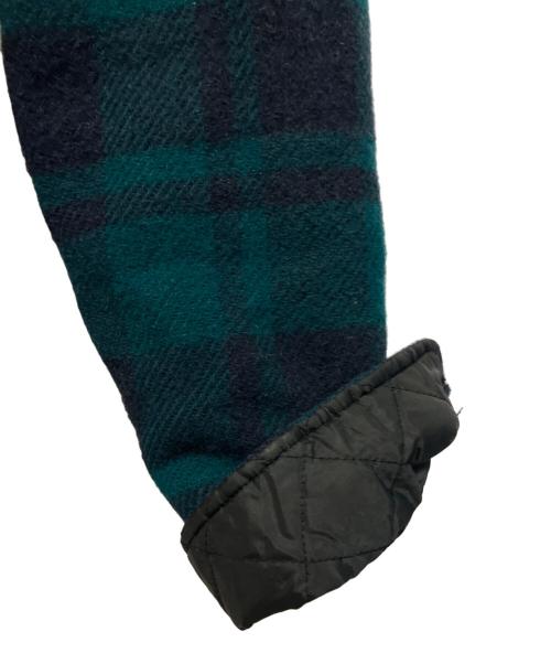 WOOLRICH（ウールリッチ）WOOLRICH (ウールリッチ) 80s ウール　ブルゾン グリーン×ネイビー サイズ:SIZE Mの古着・服飾アイテム