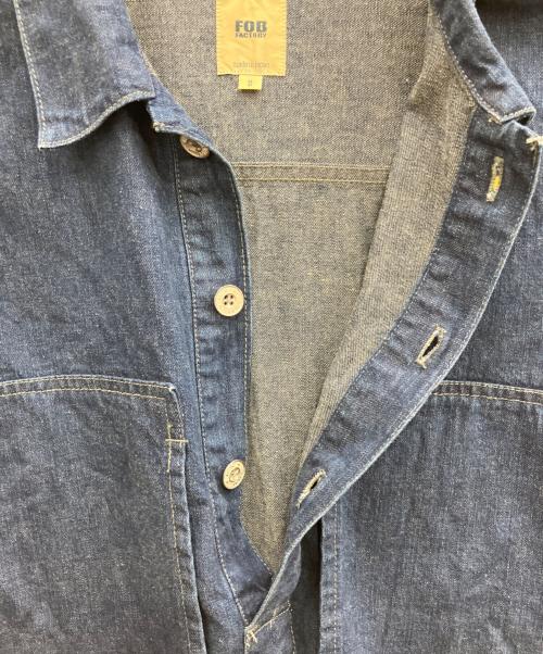 F.O.B FACTORY（エフオービー ファクトリー）F.O.B FACTORY (エフオービー ファクトリー) U.S ARMY DENIM P/O JKT インディゴ サイズ:Mの古着・服飾アイテム