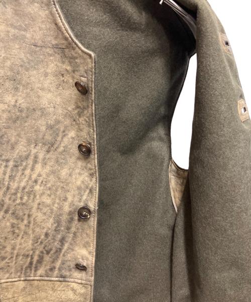 Aero LEATHER（エアロレザー）Aero LEATHER (エアロレザー) JERKINレザーベスト ベージュ サイズ:SIZE 42の古着・服飾アイテム