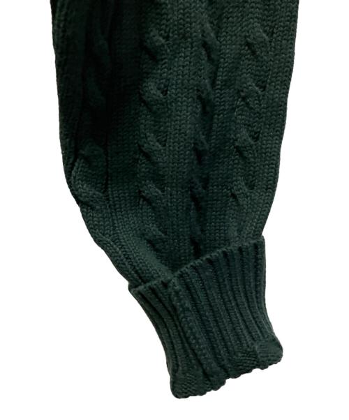 HUF（ハフ）HUF (ハフ) 厚手カーディガン TT JACQUARD CARDIGAN グリーン サイズ:SIZE S 未使用品の古着・服飾アイテム