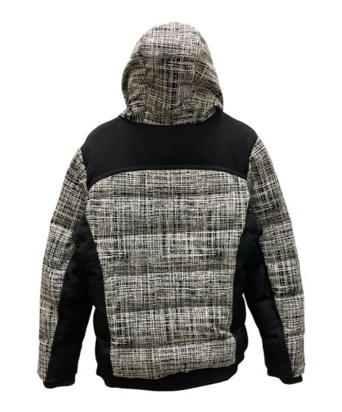 1PIU1UGUALE3 RELAX（ウノピゥウノウグァーレトレ リラックス）1PIU1UGUALE3 RELAX (ウノピゥウノウグァーレトレ リラックス) ハウンドトゥースジャガードダウンジャケット グレー サイズ:SIZE Sの古着・服飾アイテム