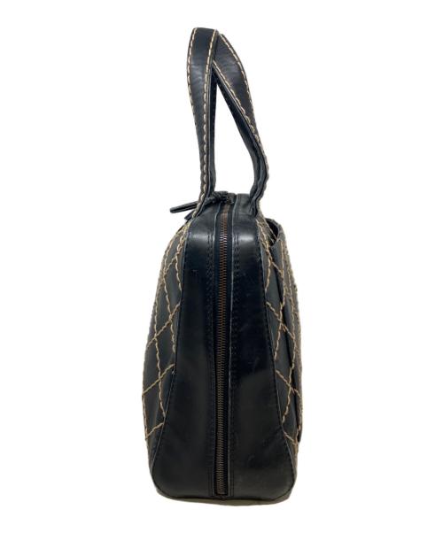 CHANEL（シャネル）CHANEL (シャネル) トートバッグ　ワイルドステッチ(wild stitch) ブラックの古着・服飾アイテム