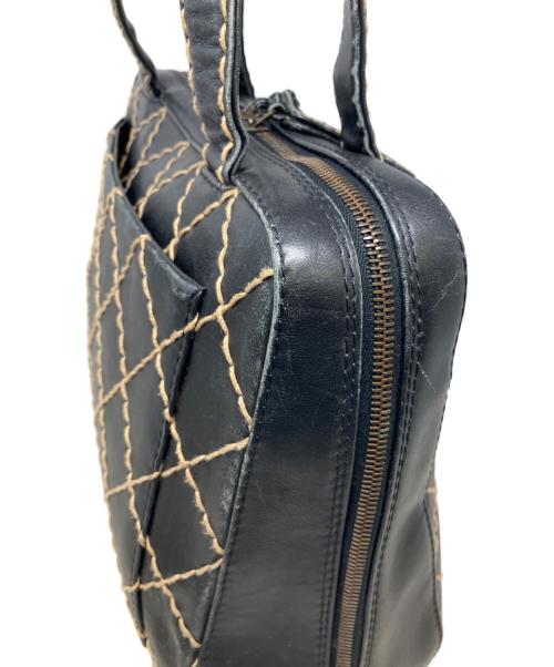 CHANEL（シャネル）CHANEL (シャネル) トートバッグ　ワイルドステッチ(wild stitch) ブラックの古着・服飾アイテム