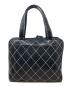 CHANEL (シャネル) トートバッグ　ワイルドステッチ(wild stitch) ブラック：80000円